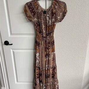 Bohemian Patchwork Maxi Dress